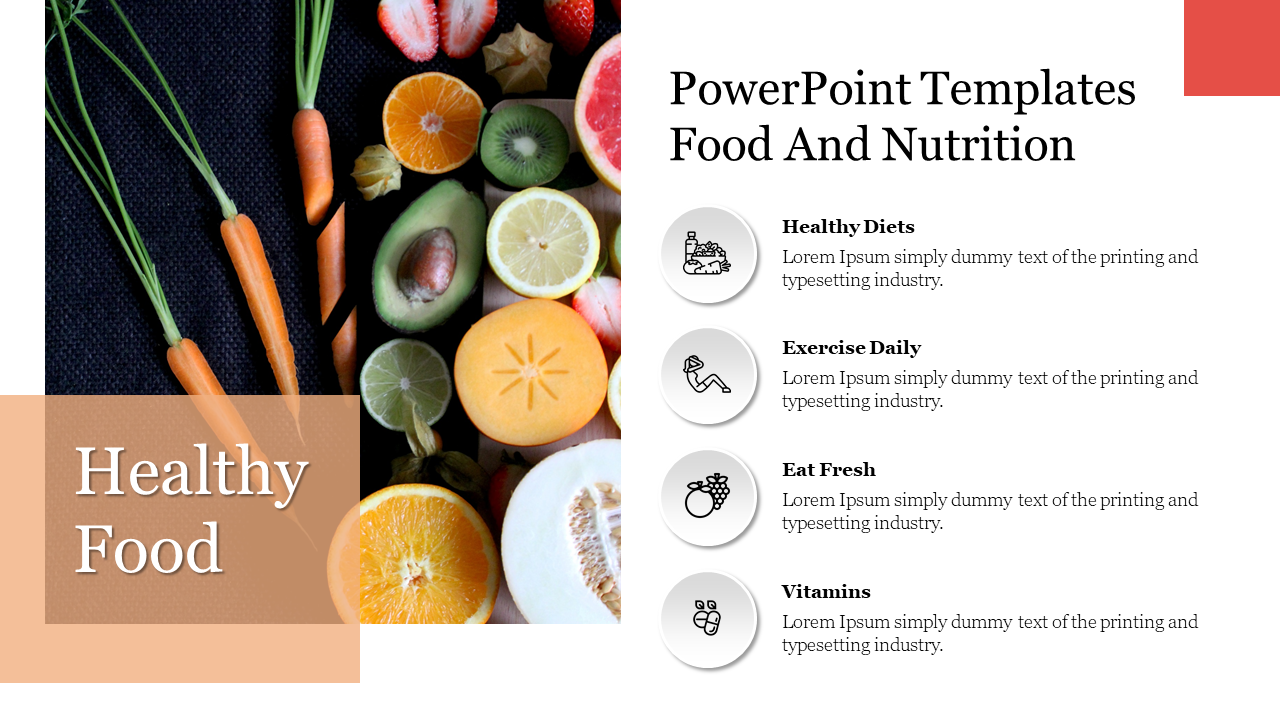 PowerPoint Templates Food And Nutrition